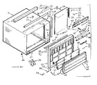 Kenmore 10671170 cabinet parts diagram
