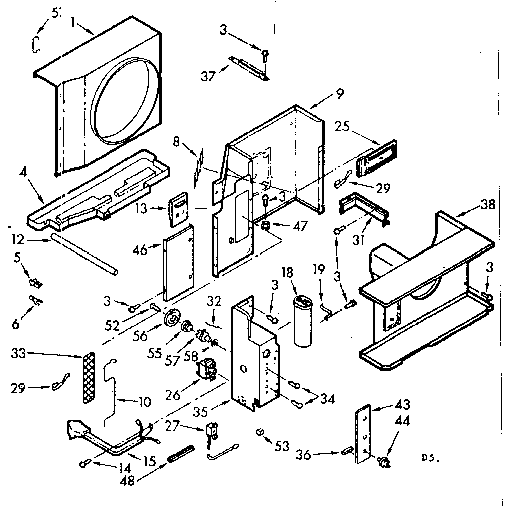 Air flow parts