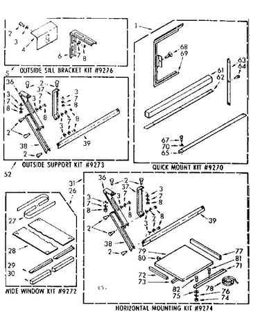 Accessory kit parts
