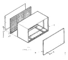 Kenmore 10671300 cabinet diagram