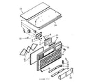 Kenmore 10671370 cabinet parts diagram