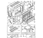 Kenmore 10671730 cabinet parts diagram