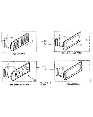 Accessory decorator panel kits
