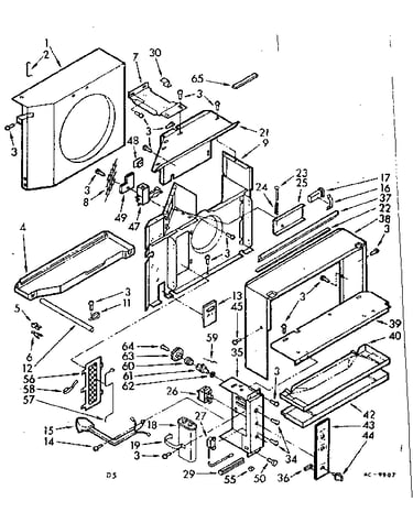 Air flow parts