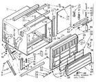 Kenmore 10671801 cabinet parts diagram