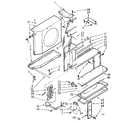 Kenmore 10671801 air flow parts diagram