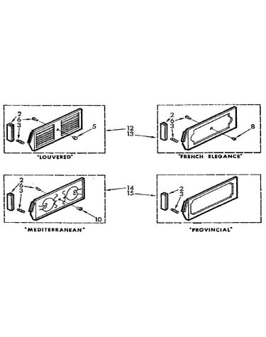 Accessory decorator panel kits