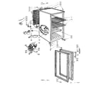 Kenmore 106721040 freezer parts diagram