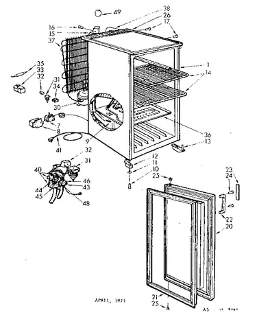 Freezer parts