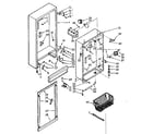 Kenmore 106721221 cabinet parts diagram
