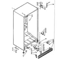 Kenmore 106721540 cabinet parts diagram