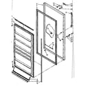 Kenmore 106721550 door parts diagram