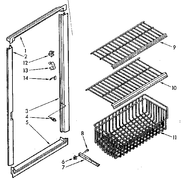 Freezer breaker parts