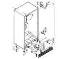 Kenmore 106721570 cabinet parts diagram