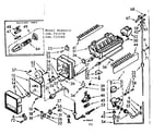 Kenmore 106721570 ice maker parts diagram