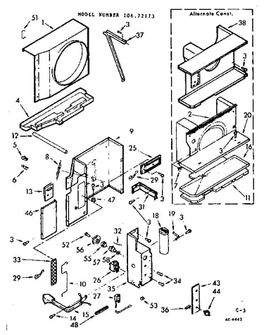 Air flow parts