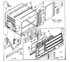 Kenmore 10672220 cabinet parts diagram
