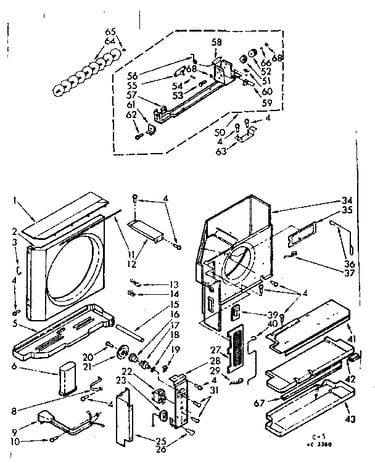 Air flow and control parts