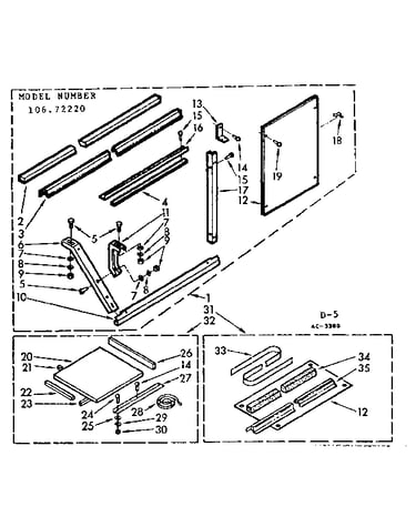 Accessory kit parts