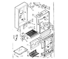 Kenmore 106722240 cabinet parts diagram