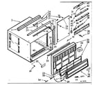 Kenmore 10672280 cabinet parts diagram