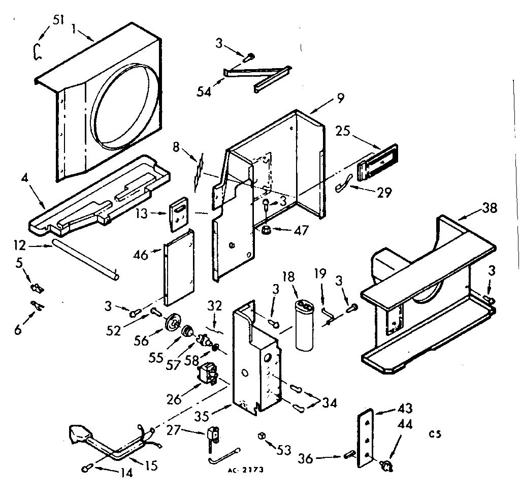 Air flow parts