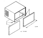 Kenmore 10672500 cabinet parts diagram