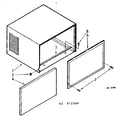 Kenmore 10672500 cabinet parts diagram