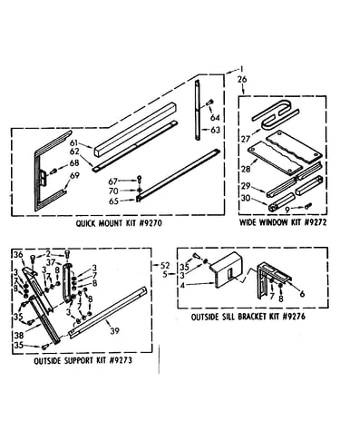Accessory kit parts