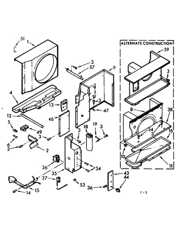 Air flow parts