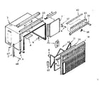 Kenmore 10672600 cabinet parts diagram