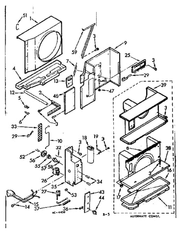 Air flow parts