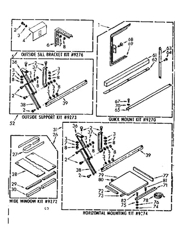 Accesory kit parts