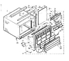 Kenmore 10672700 cabinet parts diagram