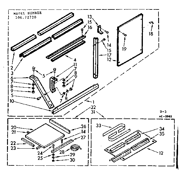 Accessory kit parts