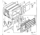 Kenmore 10672810 cabinet parts diagram
