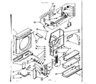 Kenmore 10672810 air flow and control parts diagram
