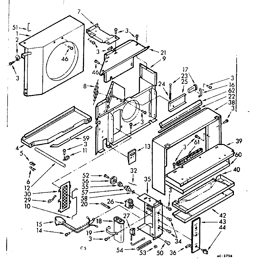 Air flow parts