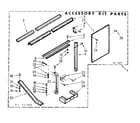 Kenmore 10672900 accessory kit parts diagram