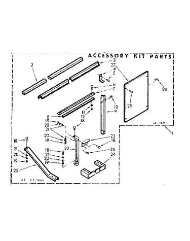 Accessory kit parts