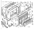 Kenmore 10672960 cabinet parts diagram