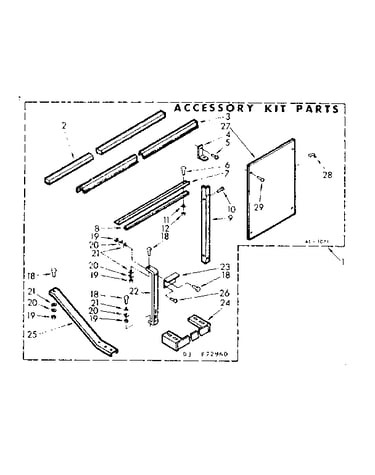 Accessory kit parts