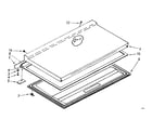 Kenmore 198711121 door parts diagram