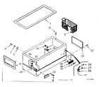 Kenmore 198711121 cabinet parts diagram