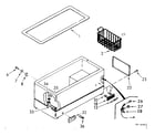 Kenmore 198712140 cabinet parts diagram