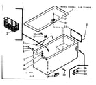 Kenmore 198712620 cabinet parts diagram
