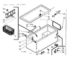 Kenmore 198712640 cabinet parts diagram
