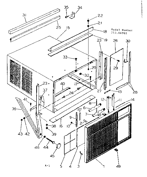 Cabinet & front parts