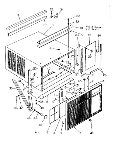 Cabinet & front parts