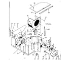 Kenmore 25366903 electrical system & air handling parts diagram